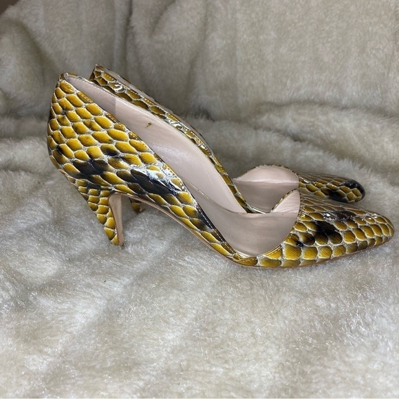 𝅺loeffler Randall Snakeskin Heels - Picture 9 of 11